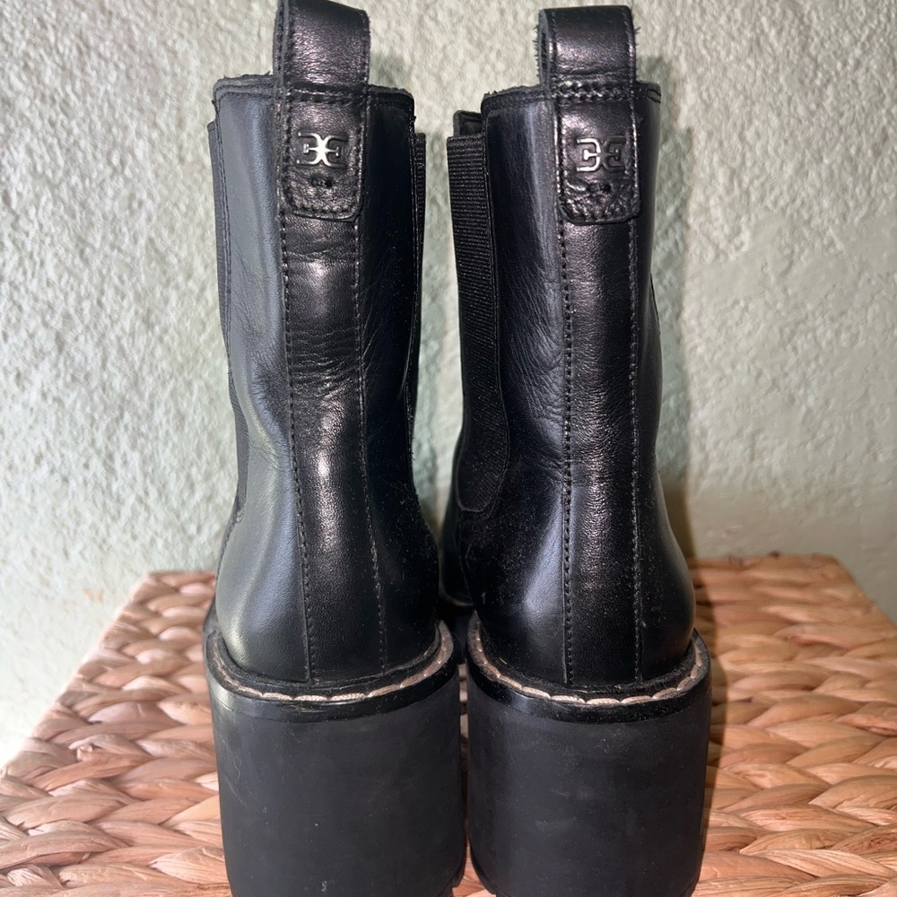 Sam Edelman Black Ankle Boots - Picture 3 of 4